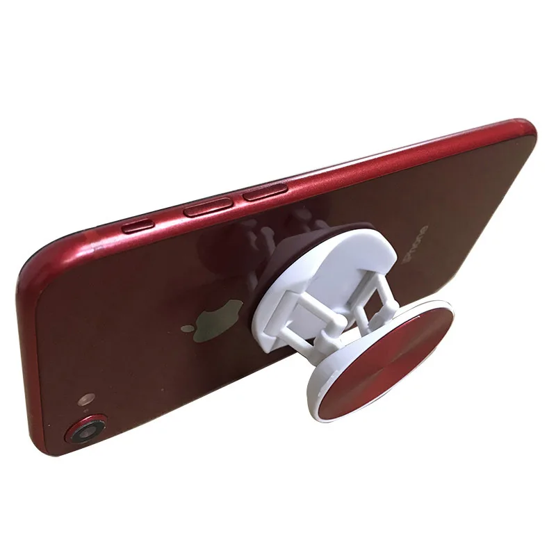 50stk Metal Plade runde mobiltelefon folde strække beslag Telefon Holder Med OPP-Pakke
