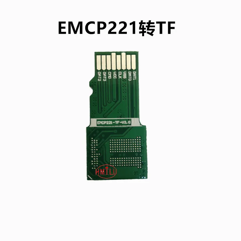EMMC / EMCP 221 Overførsel yrelsen Mobiltelefon Font DIY-Adapter Plade EMMC153 / 169 TF / EMMC til SD