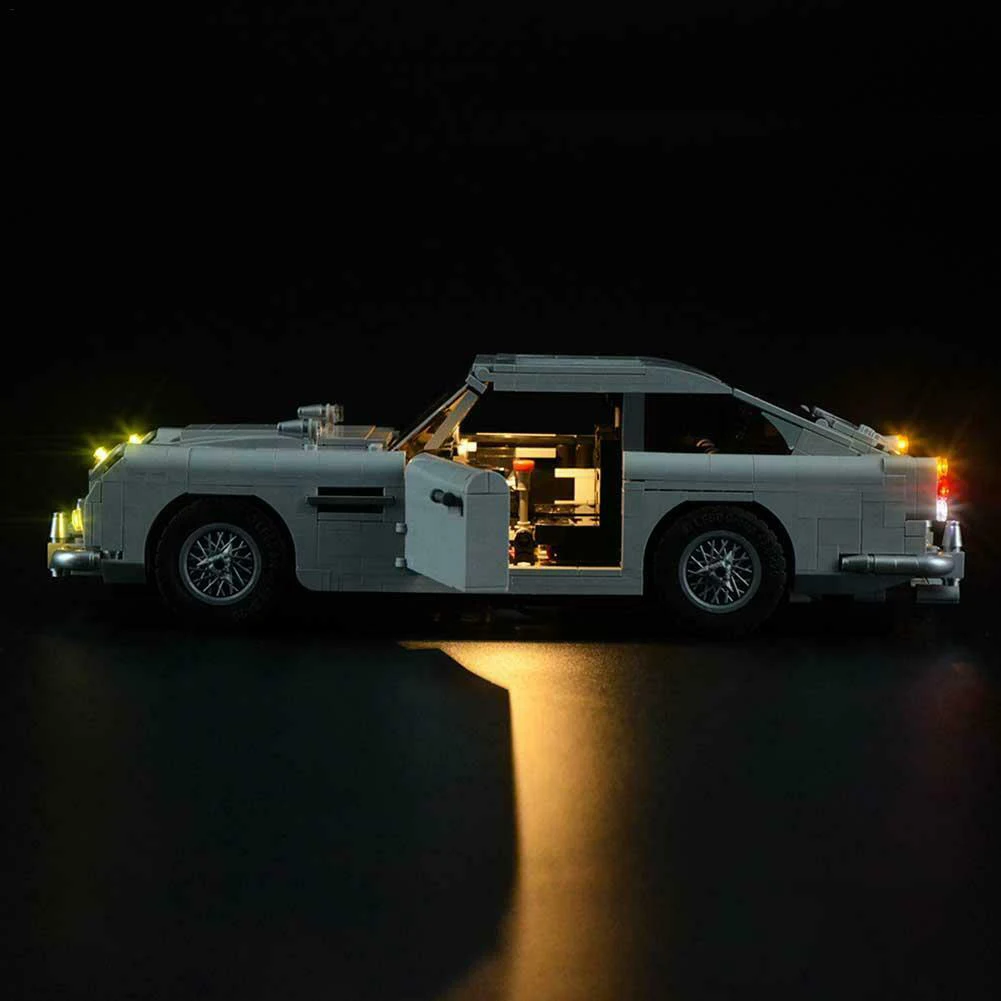 LED Lys sæt Til Lego 10262 DB5, James Bond Belysning Legetøj Mursten Med opbevaringsboks Legetøj Tilbehør