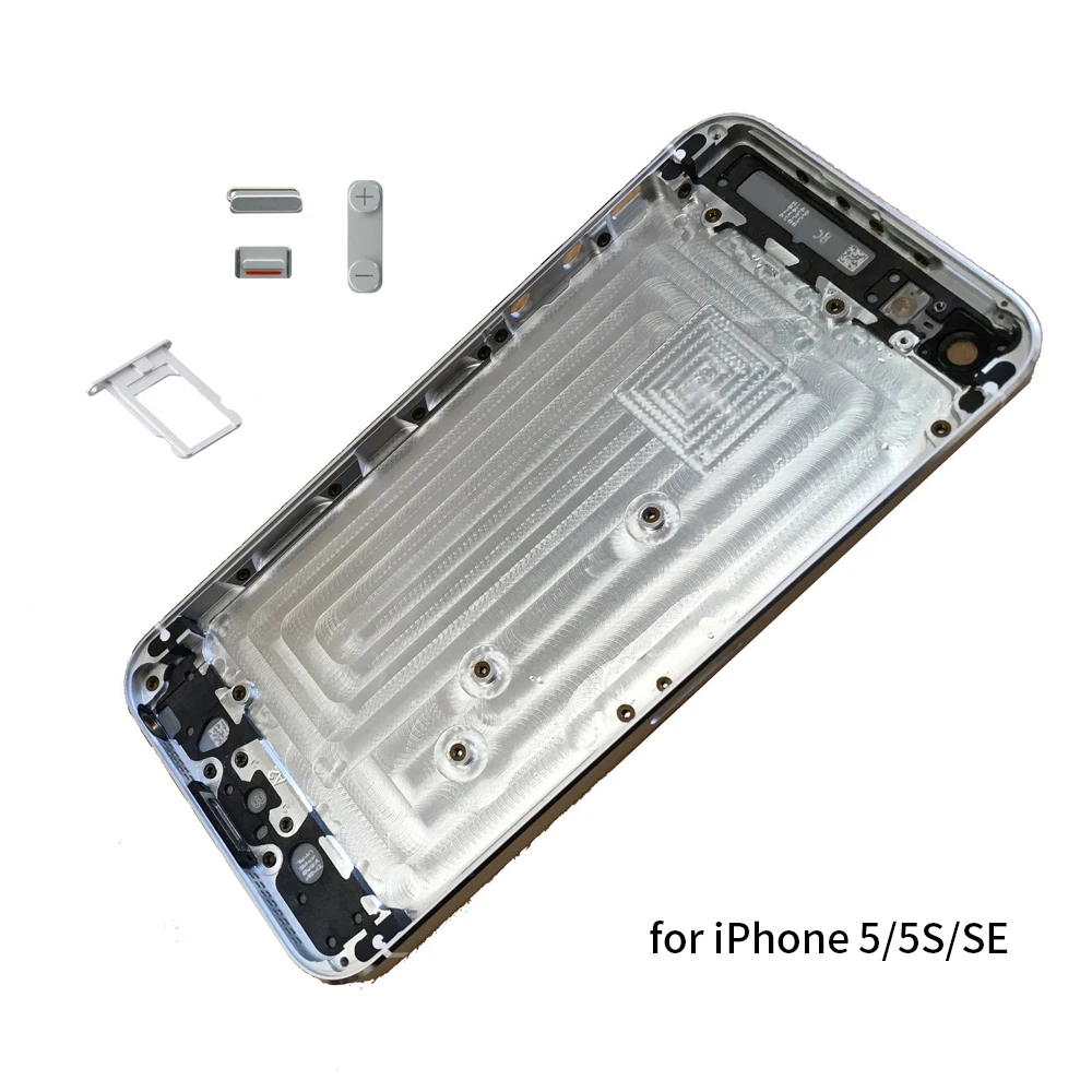 10stk Tilbage Boliger Til IPhone 5 5G 5S SE Batteri bagpanel Dække Midten Frame Chassis Krop + IMEI-Udskiftning