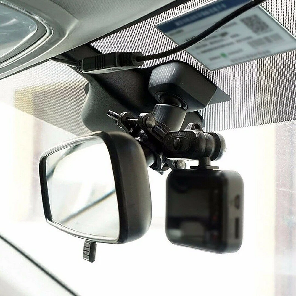 Universal Auto Car Rear View Mirror, Mount-Stå Holderen Holderen Til mobiltelefonen, GPS Bil Holdere