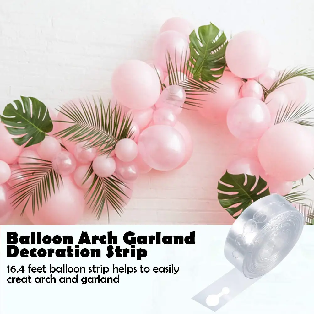 METABLE 117PCS Ballon Arch Kit med Rose Gold Pink Balloner, Konfetti-Balloner-og Metallic Balloner for Baby Shower Parter