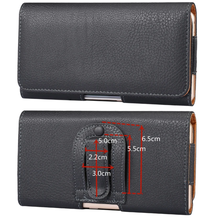 Bælte Clip taske til Samsung Galaxy Note10 9 S20 S10 S9 S8 S7 Til iphone 11/XR/XS Max 6 6s 7 8 PU Læder Etui Mobiltelefon Taske