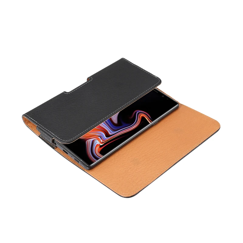Bælte Clip taske til Samsung Galaxy Note10 9 S20 S10 S9 S8 S7 Til iphone 11/XR/XS Max 6 6s 7 8 PU Læder Etui Mobiltelefon Taske