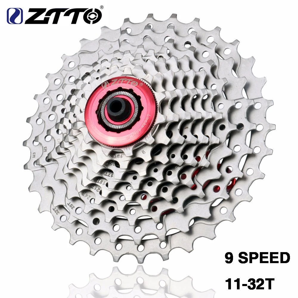 ZTTO MTB Mountainbike Cykel Dele 9s 27s Hastighed Frihjul Kassette 9s 11-32T-Kompatible Dele M370 M430 M4000 M590 M3000