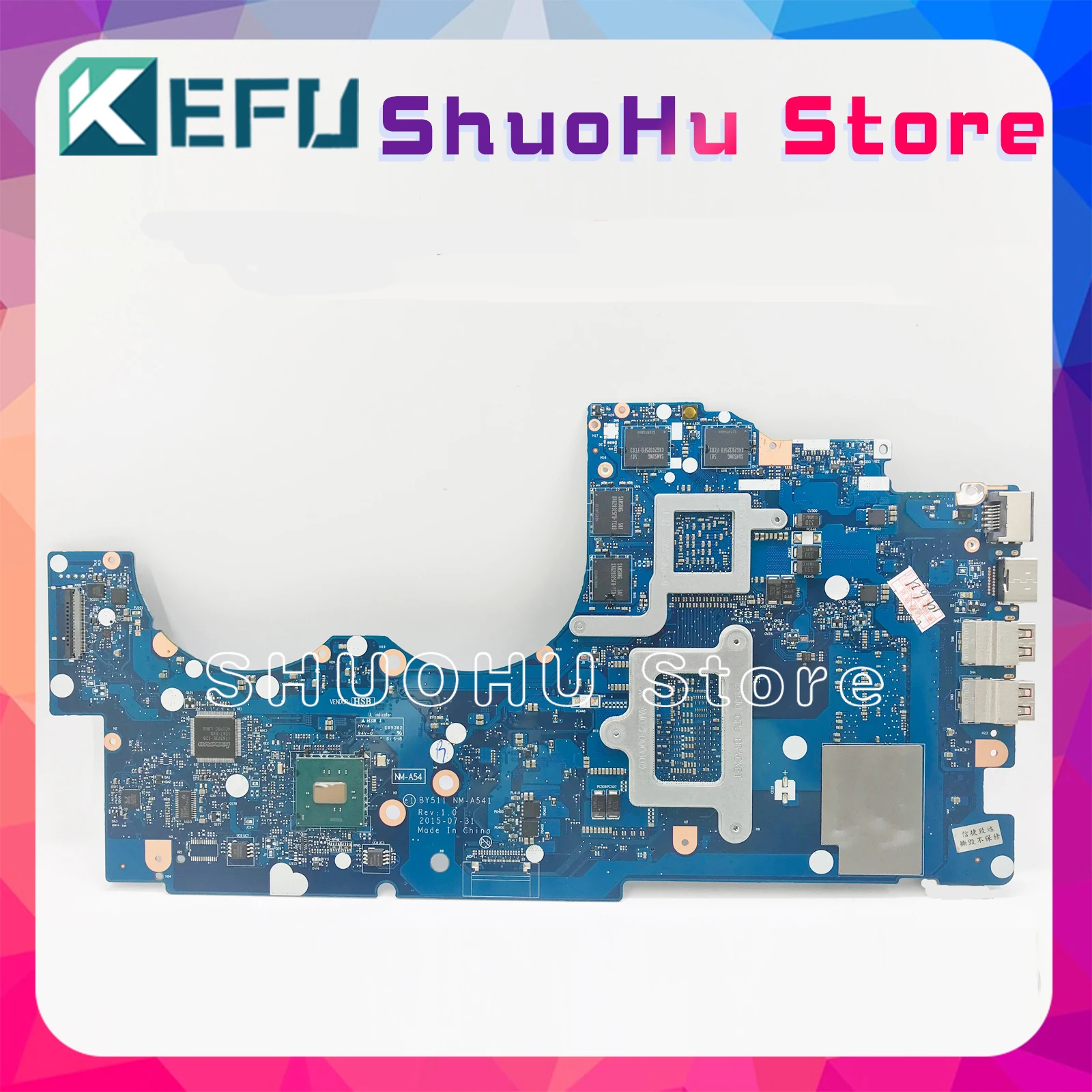 KEFU NM-A541 Bundkort Til Lenovo Ideapad Y700-17ISK Y700 Y700-17 BY511 Laptop Bundkort I7-6700 GTX960M 4GB Testet oprindelige