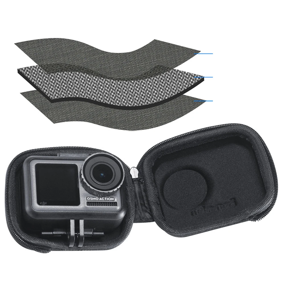 Ny For DJI OSMO ACTION Sports Kamera Tilbehør Mini Bærbar Opbevaring EVA Bag Beskyttende Vandtæt mini Regnskabsmæssige Box taske