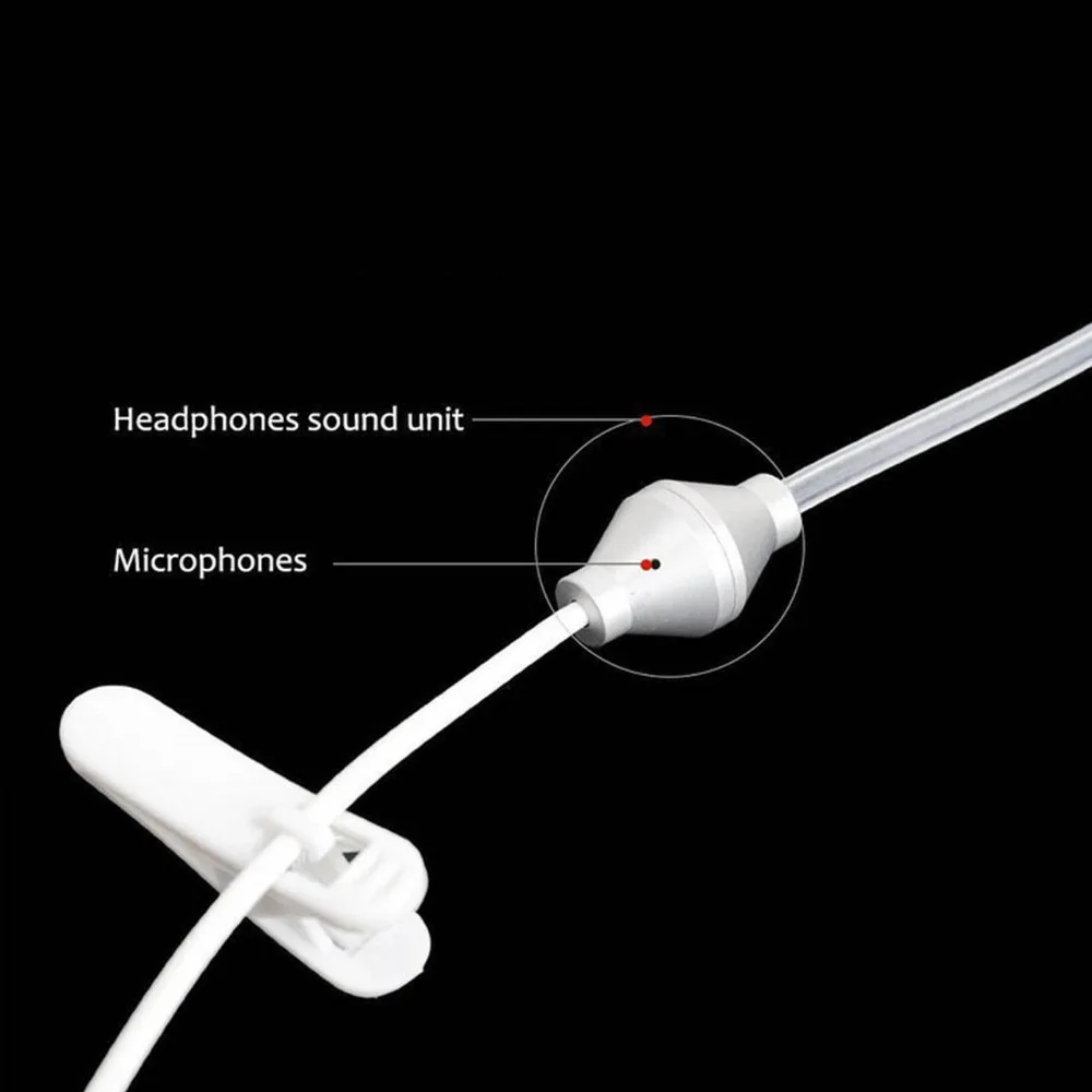 FBI-Style In-Ear Headset Sikkerhed Super Bas, Stereo Støj Øretelefoner Ørestykke strålingsbeskyttelse Øretelefon
