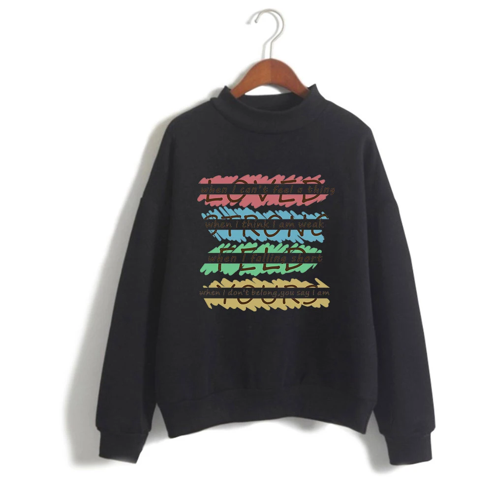 2020 Lauren Diagle Sweatshirt Unisex Rullekrave Sweatershirts Lange Ærmer Mænd/Kvinder Streetwear Look Up Barn, Logo På Tøj