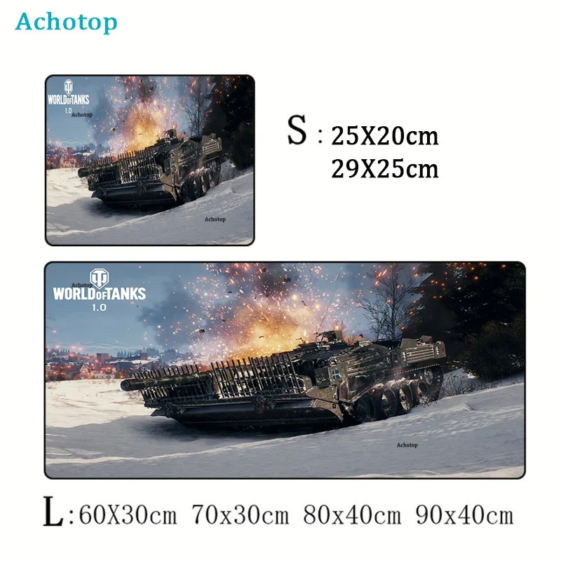 Stor Kampagne Rusland 22X18CM World Of Tanks Musen Pad PC Mat Anti-Slip Bærbar PC Mus Pad Mat gaming Musemåtte