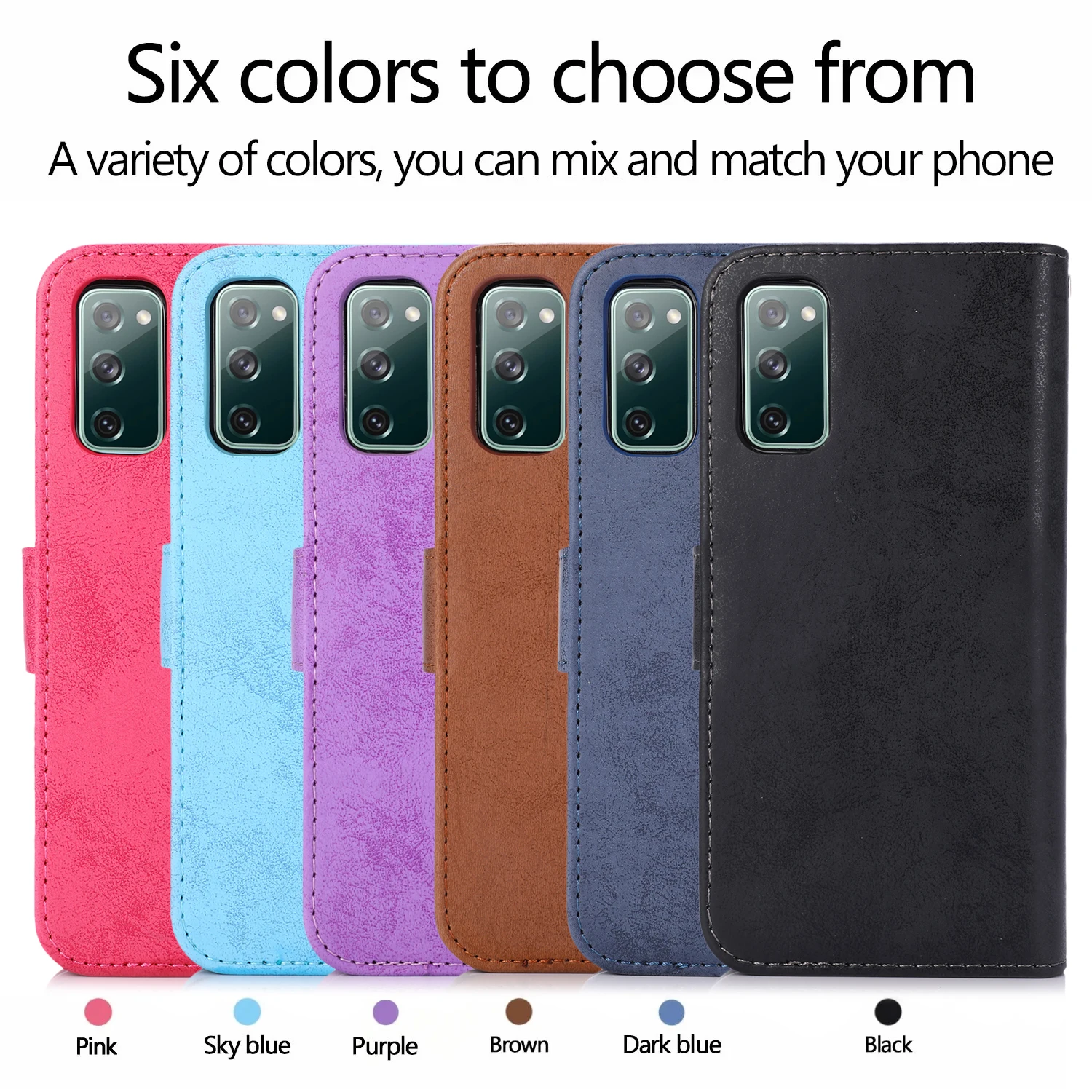 Læder taske til Samsung Galaxy S20 FE S21 Ultra Plus Luksus 2 in1 Aftagelig Cover Flip Wallet Telefon Coque Magnetiske Capa Taske