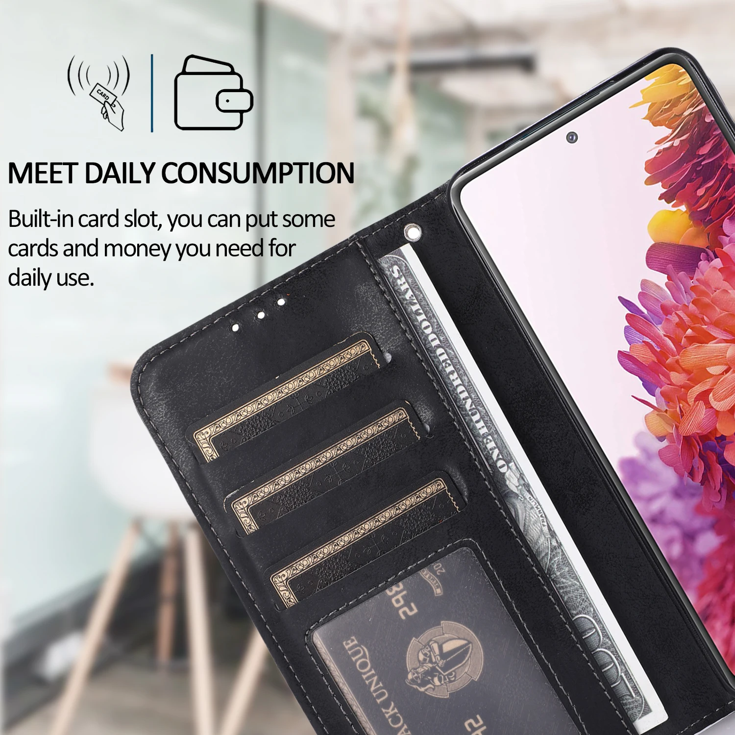 Læder taske til Samsung Galaxy S20 FE S21 Ultra Plus Luksus 2 in1 Aftagelig Cover Flip Wallet Telefon Coque Magnetiske Capa Taske