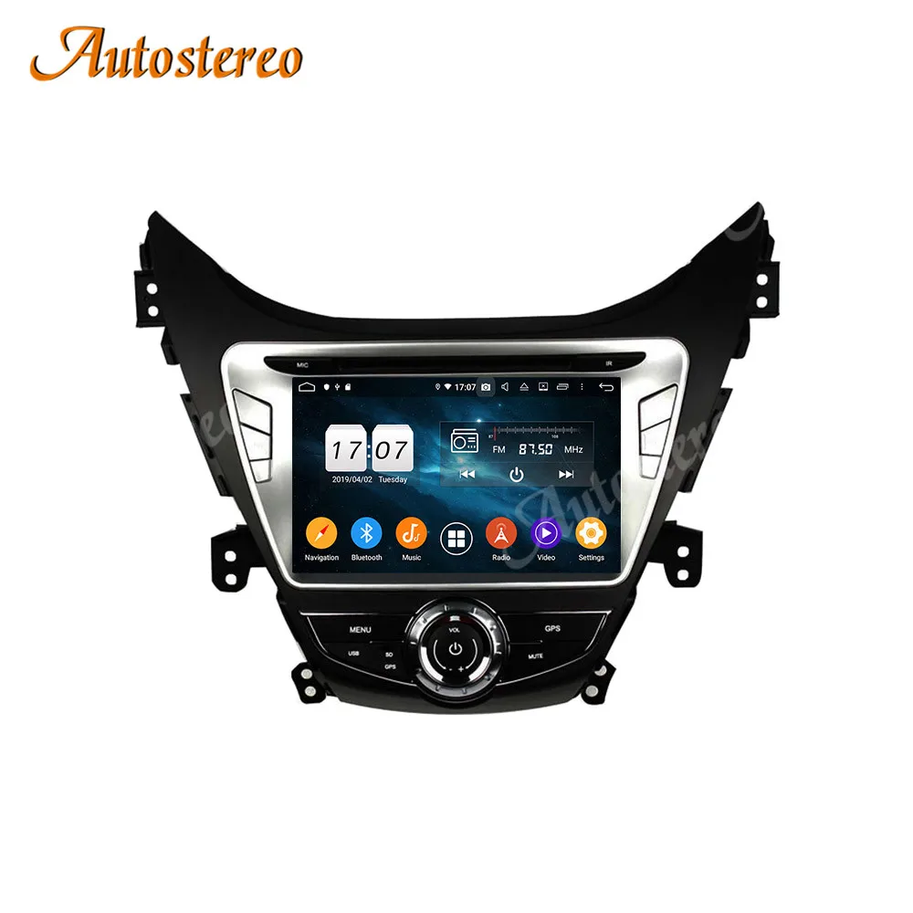 For Hyundai Elantra (MD)2011-2013 Avante(MD) Android 10.0 Bil GPS Navigation DVD Multimedie-Afspiller Radio båndoptager Head Unit