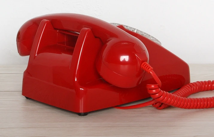 Mode 1951 kabel monteret antik, vintage telefon husstand Drej dial telefon