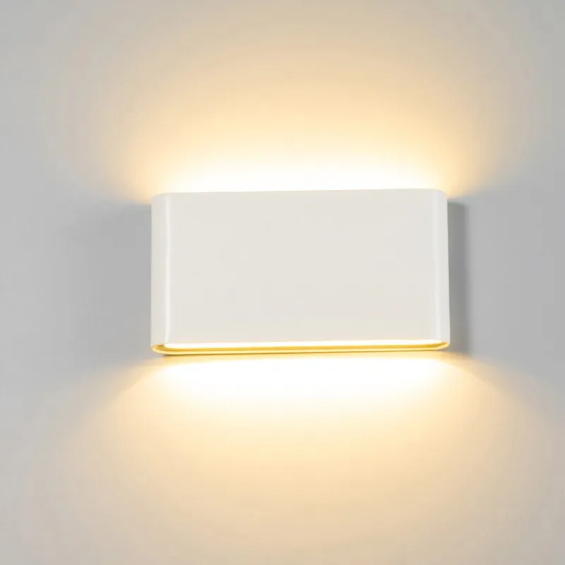 Væglampe Led Vandtæt Udendørs væglampe Aluminium IP65 6W/12W LED-Væg Lys Indendørs Dekoreret Væg Sconce