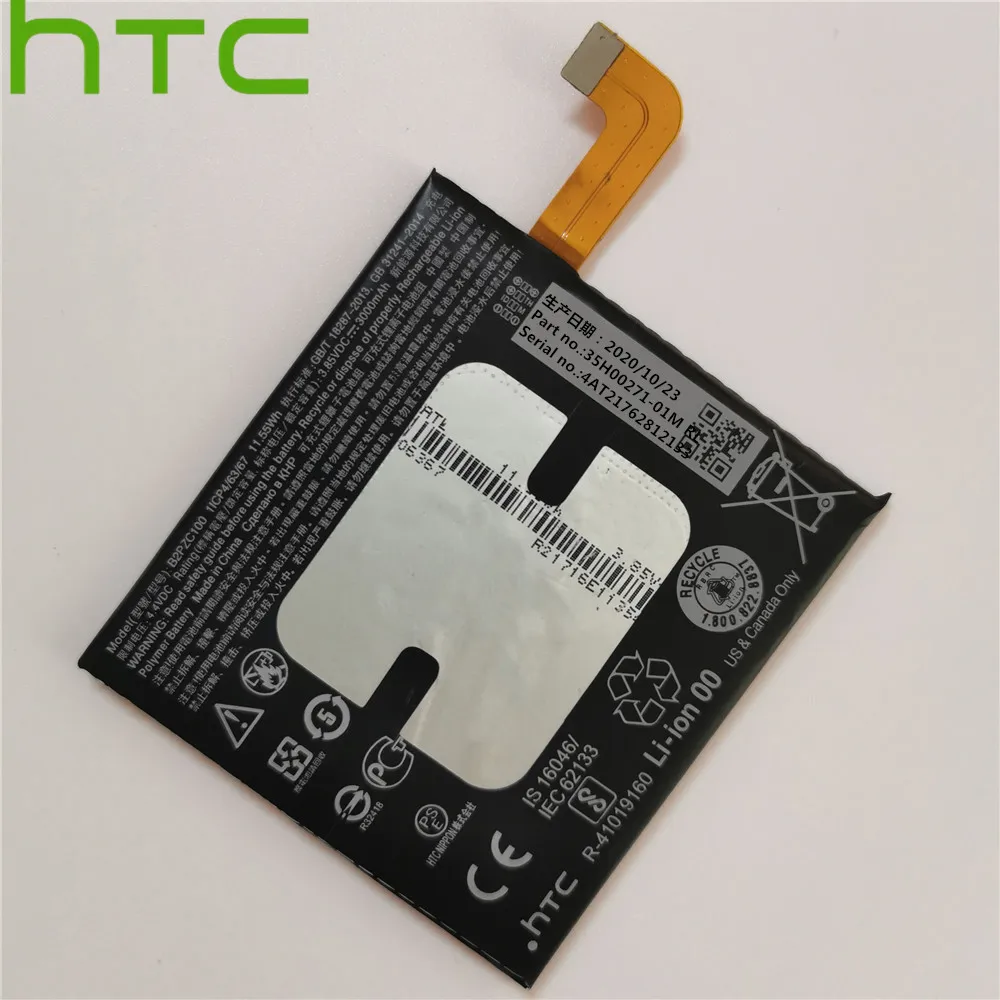 Original HTC 3000mAh B2PZC100 Batteri Til HTC U-3U U11 Udskiftnings Li-ion-Batteriet + Gave Værktøjer +Klistermærker