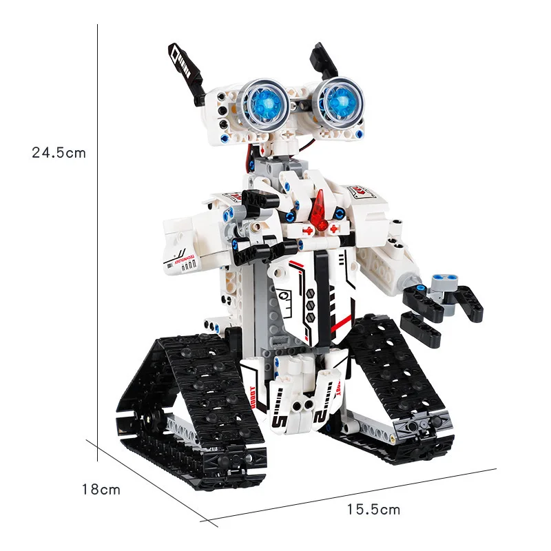 467 STK Fjernbetjening Intelligent Building Blocks RC Robot Mursten LegoINGlys Technic Toy Gave til Børn Lys Mobile Robotter