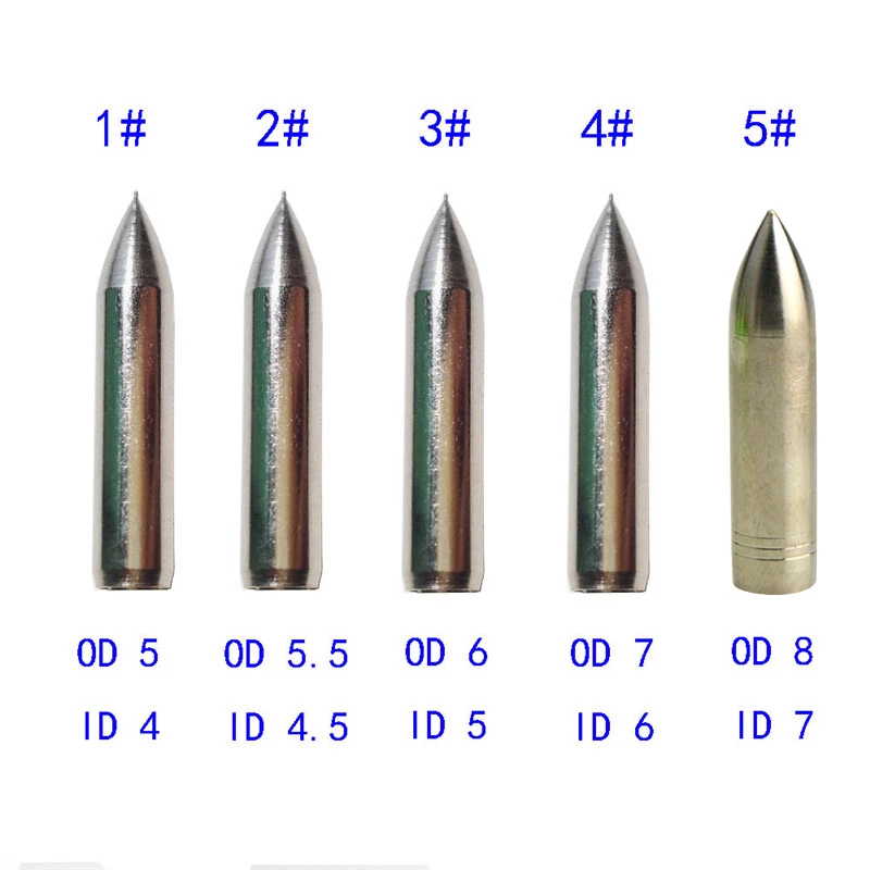 20pcs Bueskydning Broadhead Target Field Tips Armbrøst Arrowhead Passer til 4 mm/4,5 mm/5 mm/6mm/7mm Pil Aksel Pil Tilbehør