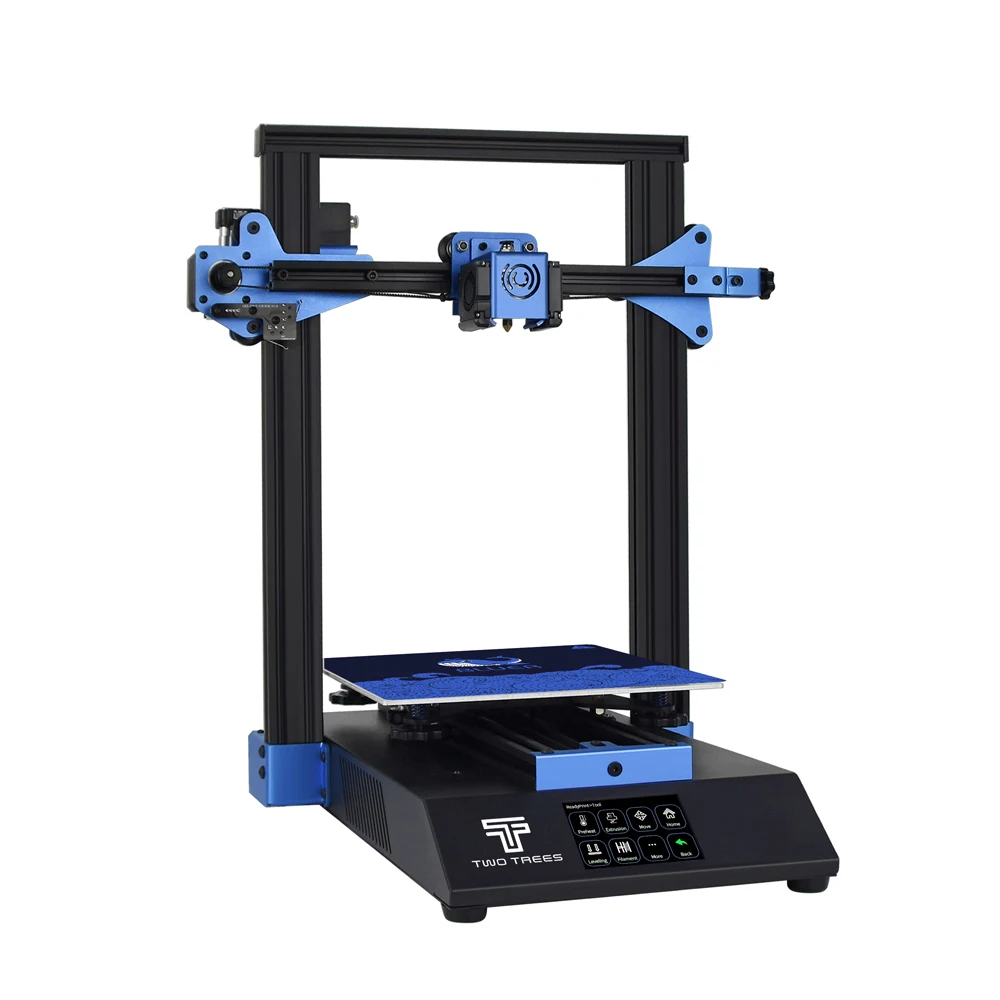 Twotrees 3D-Printer Blå I3 Printeren Full Metal Frame 3D Diy Farve Touch Skærm Med BMG Ekstruder Genoptage strømsvigt Udskrivning