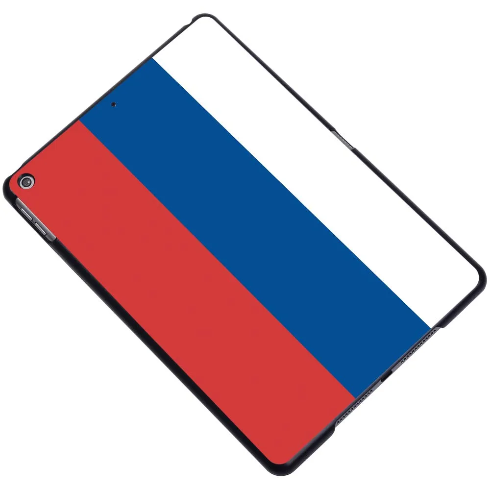 Nationale Flag Serie Cover Case til Apple IPad, 8 2020 10,2 Tommer Flerfarvet Anti-falde Hårdt Plast Shell Tablet Tilfælde + Pen