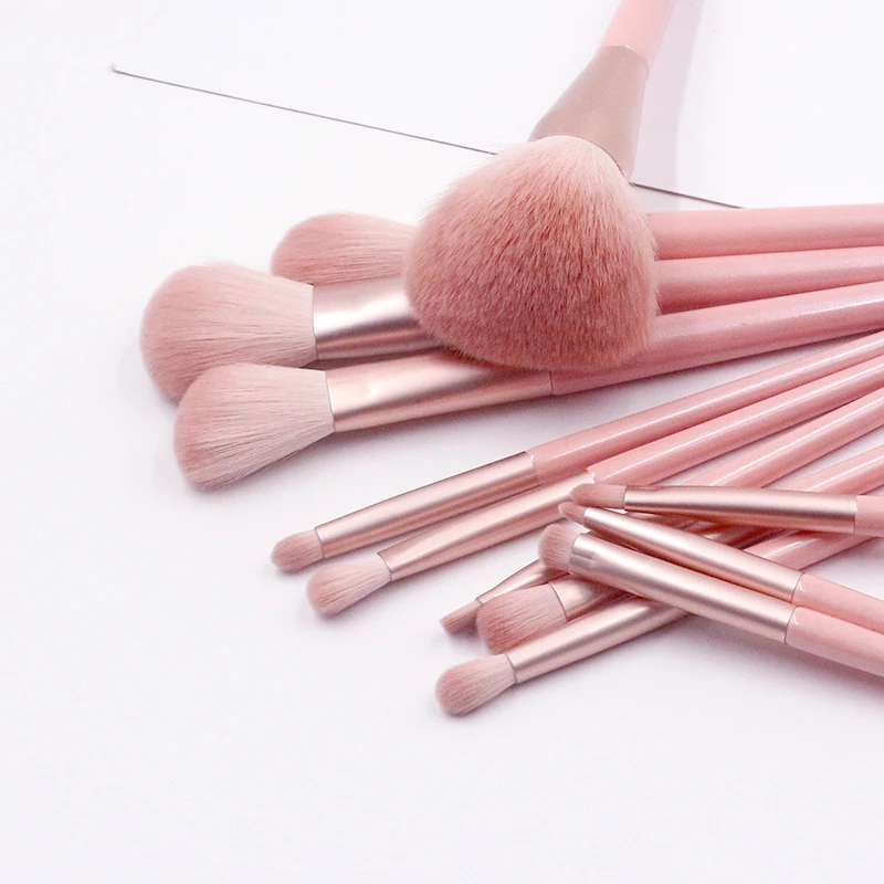 Pink Diamant-Makeup Pensler Sæt Blush Powder Foundation Blending Eye shadow Læbe, Kosmetiske, Skønhed, Make Up Børste