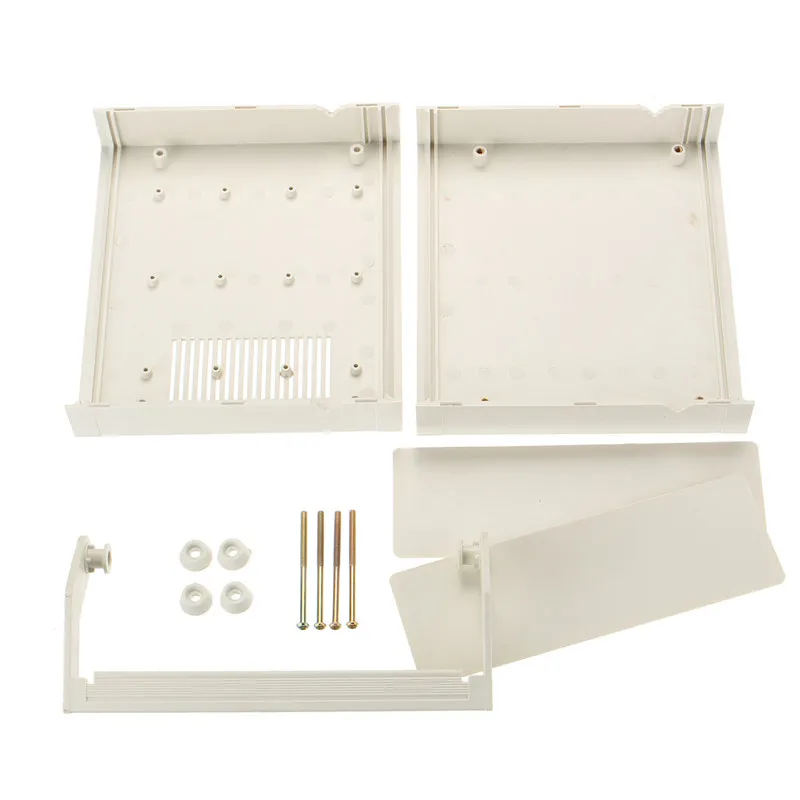 200x175x70mm Hvid Plast Elektroniske Projekt Boks Shell, Vandtæt Kabinet Instrument Tilfælde Med Håndtag DIY el-Forsyninger