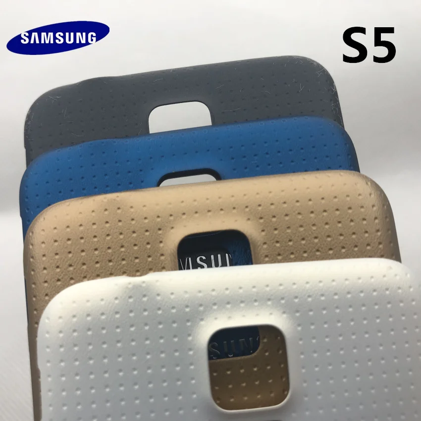 Tilbage Boliger Til Samsung Galaxy S5 i9600 G900 Tilbage Dække Sagen Batteri bagpanel Erstatning For SAMSUNG S5 Batteri Cover