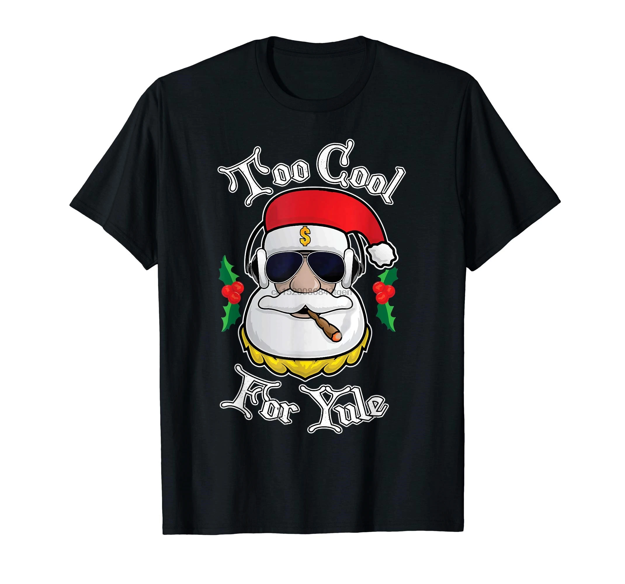 Julegave Til T-Shirt-Black(1) Mænd Kvinder T-Shirt-Mænds Santa er For Cool til Jul Sjove