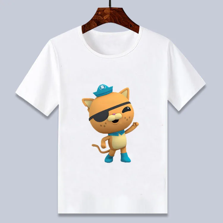 SJOVE Octonauts print T -Shirt Tegnefilm Trykt t-Shirts t-shirt til drenge/ piger 4 6 8 10 12 14T