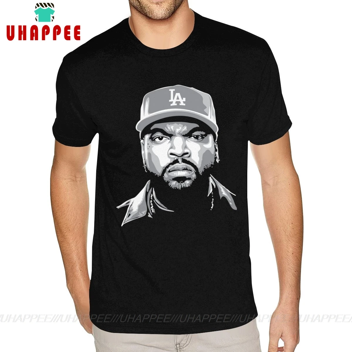 Kortærmet O Hals Ren Bomuld Ice Cube VM-t-Shirts Halv Pris Fyre S TeeShirts