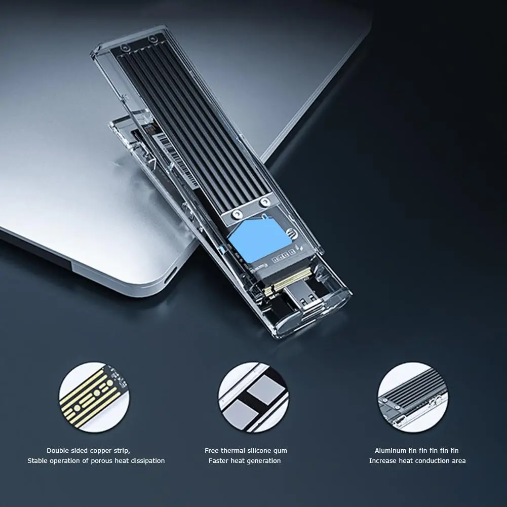 ORICO TCM2F-C3 M2 SSD Tilfælde M. 2 NGFF til USB3.1 Type C Harddisk Kabinet 5Gbps 2TB HDD Til m.2 NGFF SATA-B-Tasten SSD Disk Box