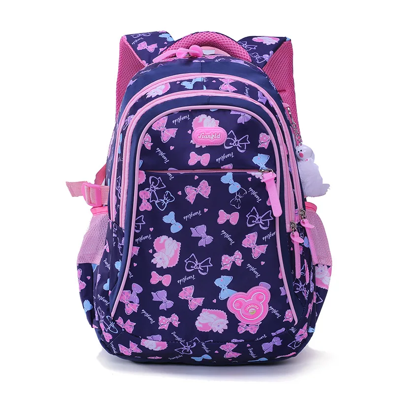 Børn, Skole Rygsække Pige Nylon prinsesse skoletasker Vandtæt Børn Skoletaske skoletaske mochila escolar udskrivning rygsæk