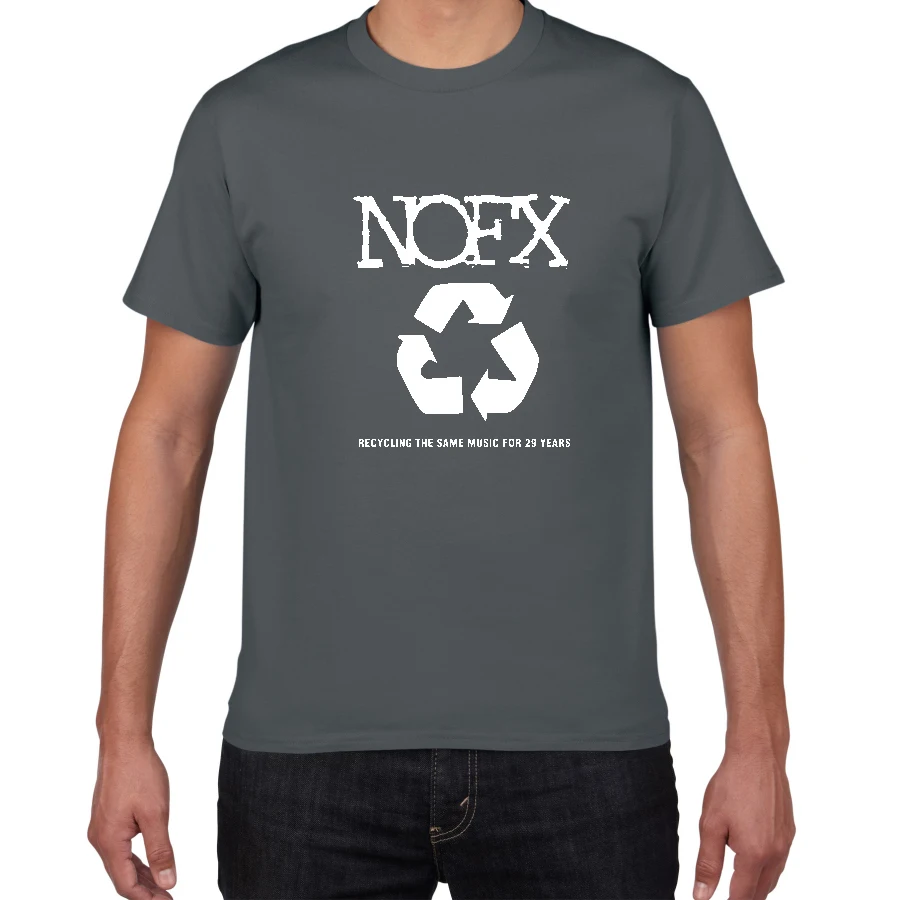 NOFX Alternative Pop/Rock-Tshirt mænd Punk Revival Unisex Komfortable, Åndbar T-Shirt mænd Punk-Pop bomuld Mænds Streewear