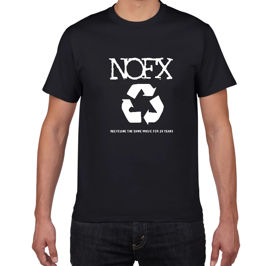 NOFX Alternative Pop/Rock-Tshirt mænd Punk Revival Unisex Komfortable, Åndbar T-Shirt mænd Punk-Pop bomuld Mænds Streewear