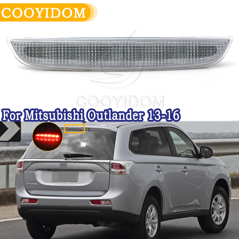 COOYIDOM 3RD For Mitsubishi Outlander 2013 2016 Bil Høje Mount Bag Tredje stoplygte Stop Signal Lampe Lampe 8334A113