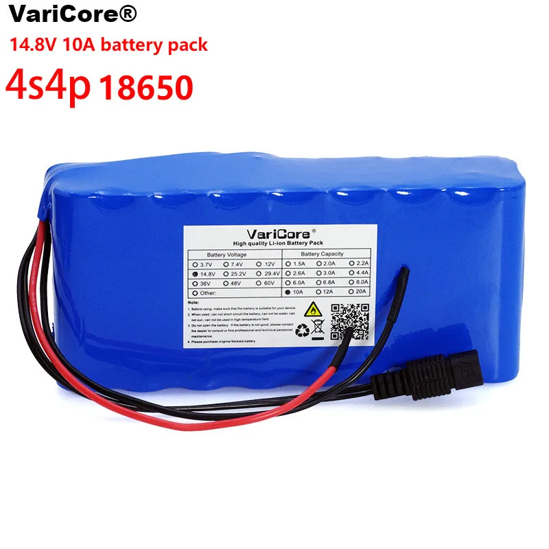 VariCore 14,8 V 10Ah 18650 li-iom batteri nat fiskeri lampen varmer miner ' s lampe forstærker batteri med 16,8 V BMS