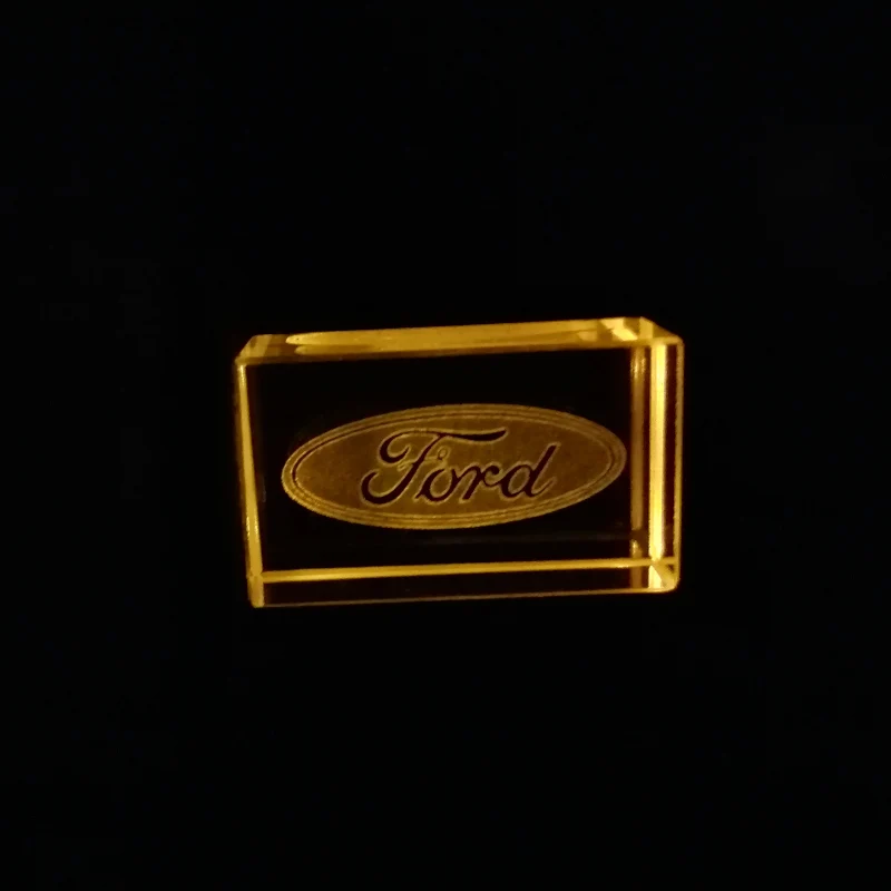 Ford Logo Crystal Drev, USB-flash-drev pendrive, 4GB, 8GB, 16GB, 32GB, 64GB 128GB Externe Brugerdefinerede Logo memory stick u disk