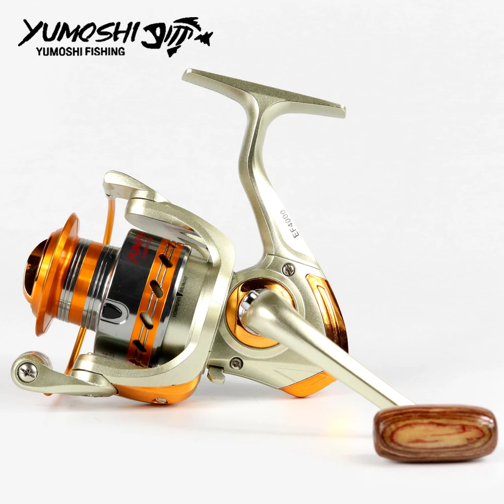 Yumoshi EFSJ1000-7000 12BB 5.2:1 Metal Spinning-Fiskeri Hjuls Flue Hjul havfiskeri Spinning Hjul, Fersk/Saltet Vand Karpe Fiskeri