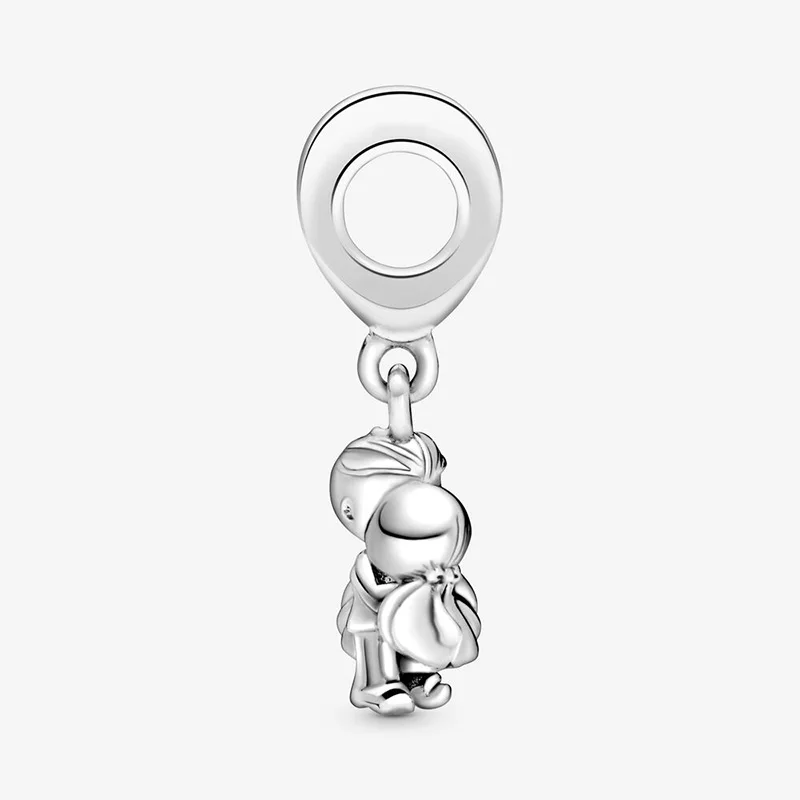 Ny Mode 925 Sterling Sølv Perler Ægtepar Dingle Charms passer Oprindelige Pandora Armbånd Kvinder DIY Smykker