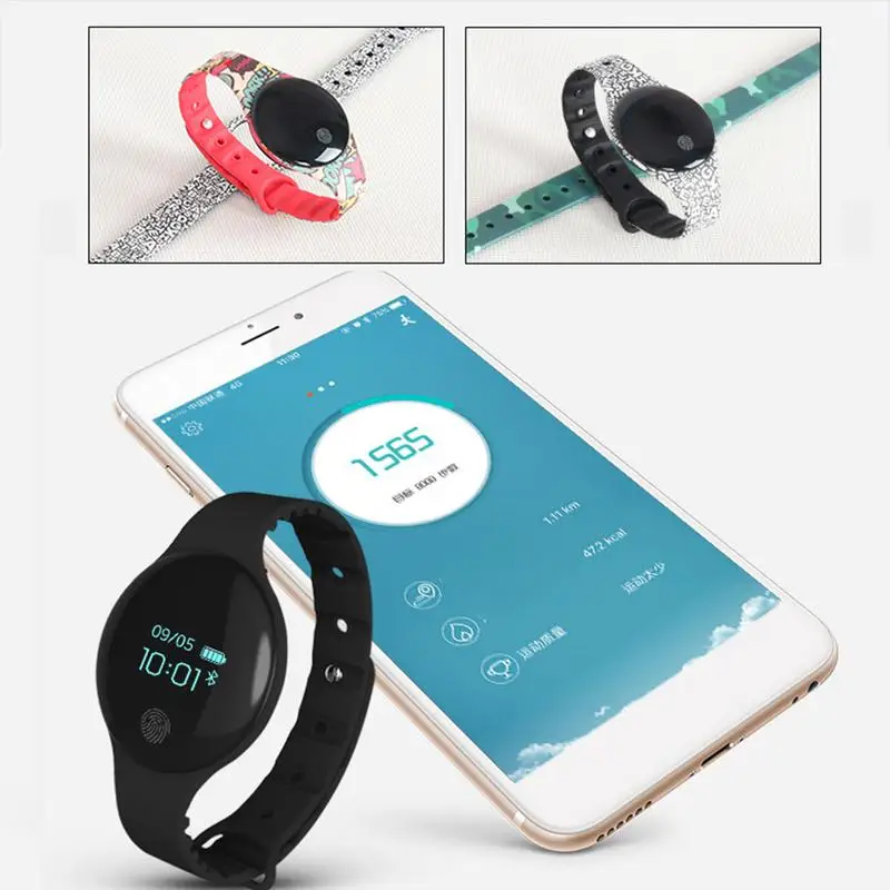 TLW08 Bluetooth Smart Ur Vandtæt Fitness Tracker SMS Skridttæller Sport TIL Android IOS-System, Mobiltelefon Armbånd Band