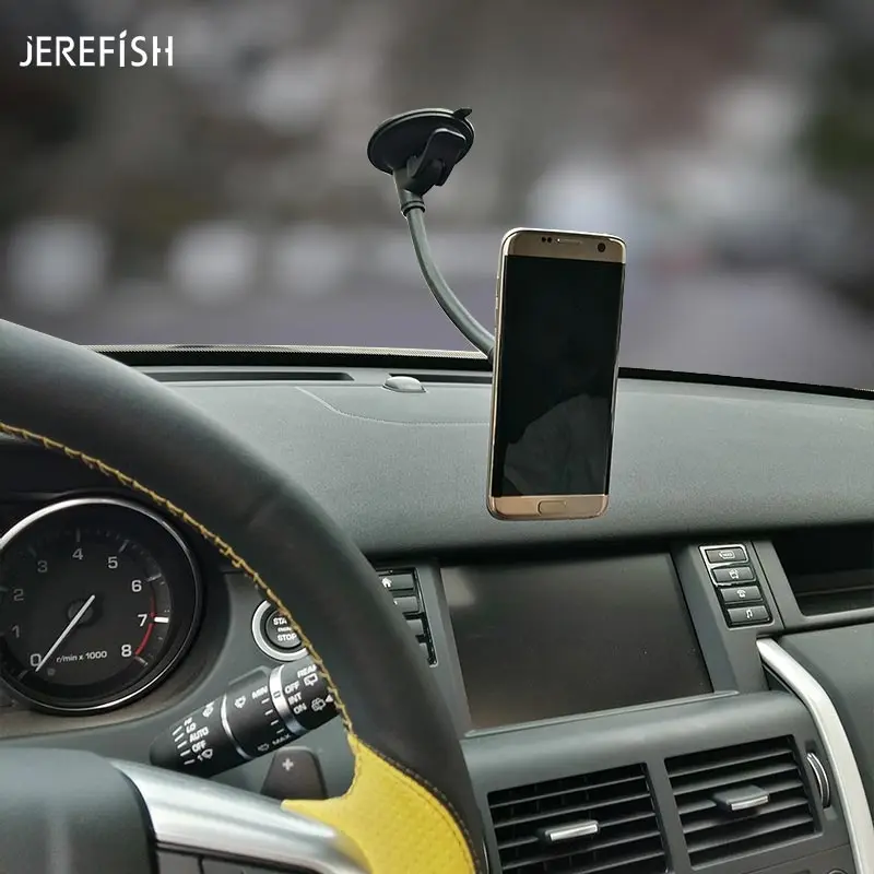 JEREFISH Universal Mobiltelefon Dashboard Forruden Bil Lange Svanehals Magnetisk Holder holderen til Gps Smartphone Mobiltelefon