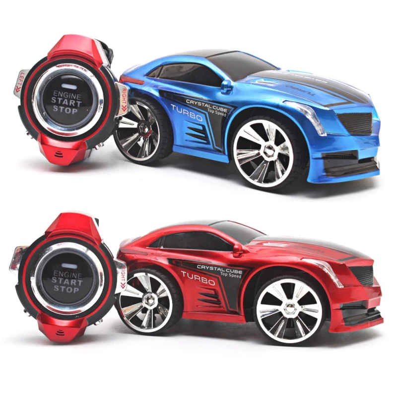 Fire Hjul Intelligent stemmekommando Racing Bil 2,4 GHz Trådløse Se Kontrol enkelt-Tast Start Speed Switch, Multi-player RC Køretøj