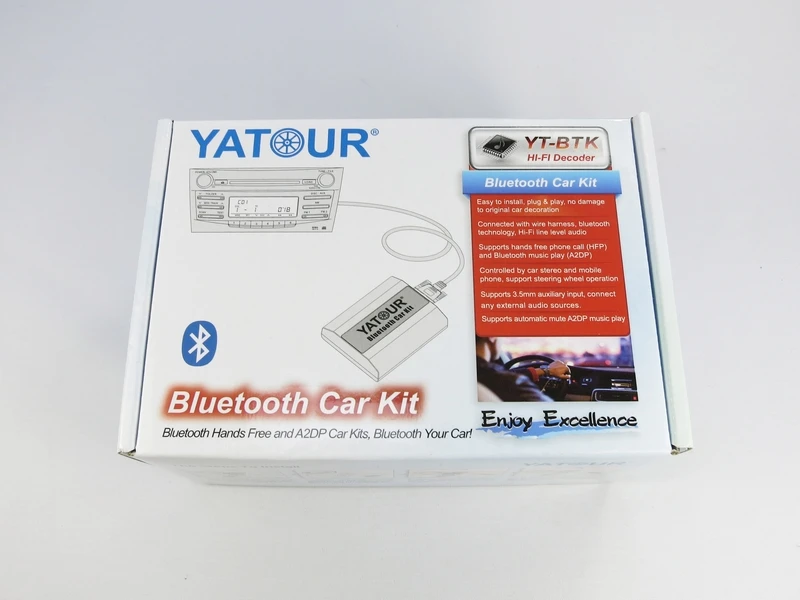 Yatour Bil Bluetooth, AUX Interface til Mercedes Benz 10-pin 1994-1998 W140 W202 W210 CD-skifter-adapter Mp3-Afspiller YTBTK