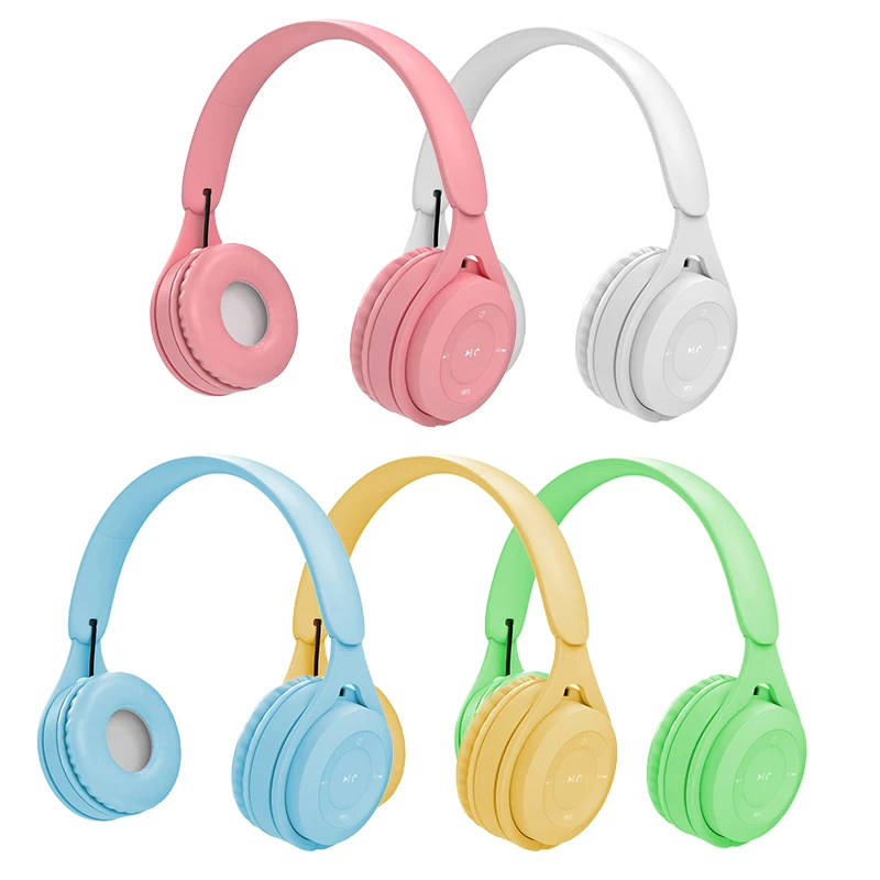 5 Farver, Trådløse Hovedtelefoner, Bluetooth Headset støjreducerende Stereo Gaming Hovedtelefoner Med Mikrofon Til PC, Mobiltelefon, Mp3