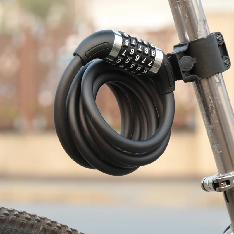 Cykel lås anti-tyveri mountainbike password lock 1,8 m, 1,2 m kabel lås cykel ridning tilbehør universal El-cykel