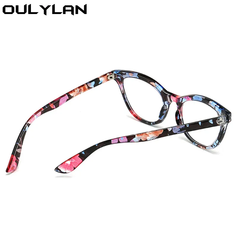 Oulylan Anti Blå Lys Læsning Briller Kvinder Mode-Cat Eye Presbyopic Briller Langsynethed Dioptri +1.0 1.5 2.0 2.5 3.0 3.5
