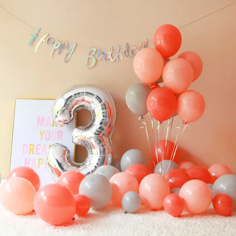 200pcs 5inch slik Macaron Latex balloner Happy Birthday Ballon Bryllup Dekoration Ballon Event festartikler