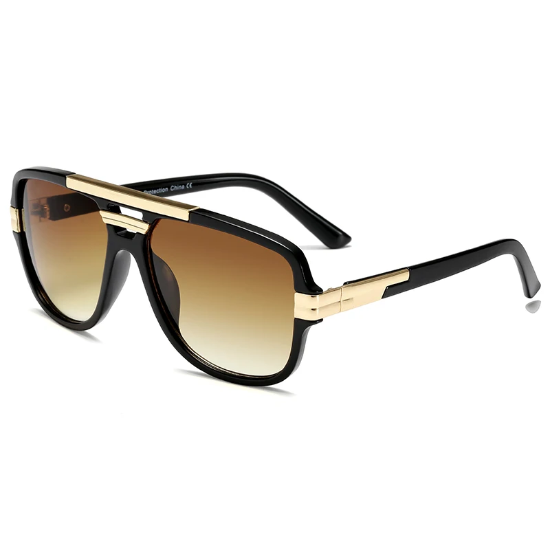 Brand Design, Mode Mænd, Solbriller Vintage Mandlige Kvadrat Sol Briller Luksus Solbrille UV400 Shades Brillerne gafas de sol hombre