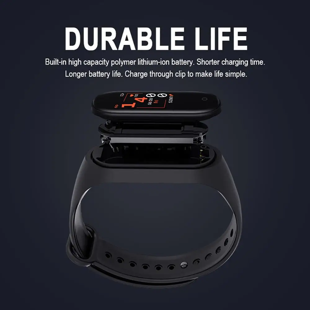 Sport Smart Armbånd Ure Smart Band Trænings-Og Tracker Smarthwatch Skridttæller Pulsmåler Smartband Bluetooth Wirstband