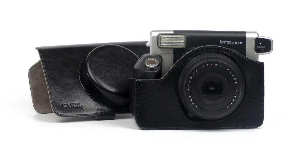 NYE PU Kamera Taske Kamera etui Med skulderrem Beskyttende Etui til Fujifilm W300